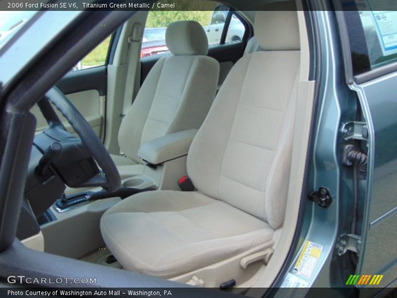 Titanium Green Metallic / Camel 2006 Ford Fusion SE V6