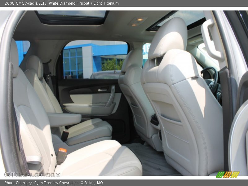 White Diamond Tricoat / Light Titanium 2008 GMC Acadia SLT