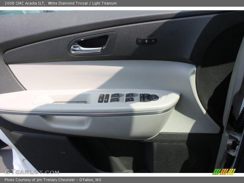 White Diamond Tricoat / Light Titanium 2008 GMC Acadia SLT