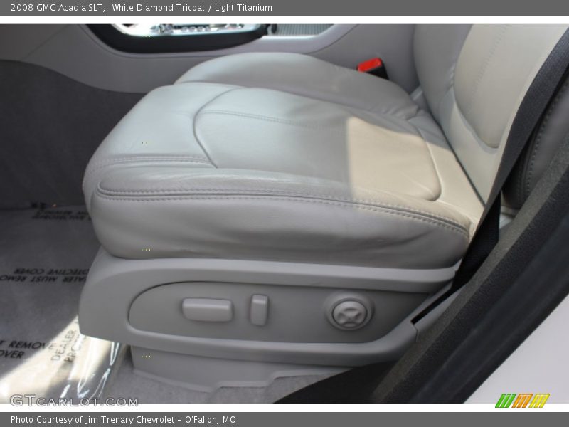 White Diamond Tricoat / Light Titanium 2008 GMC Acadia SLT