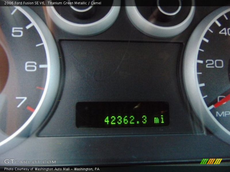 Titanium Green Metallic / Camel 2006 Ford Fusion SE V6