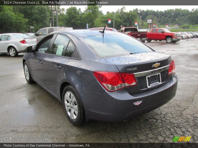 Blue Ray Metallic / Jet Black/Medium Titanium 2014 Chevrolet Cruze LS