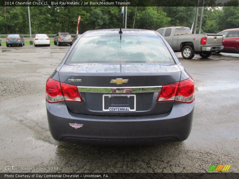 Blue Ray Metallic / Jet Black/Medium Titanium 2014 Chevrolet Cruze LS