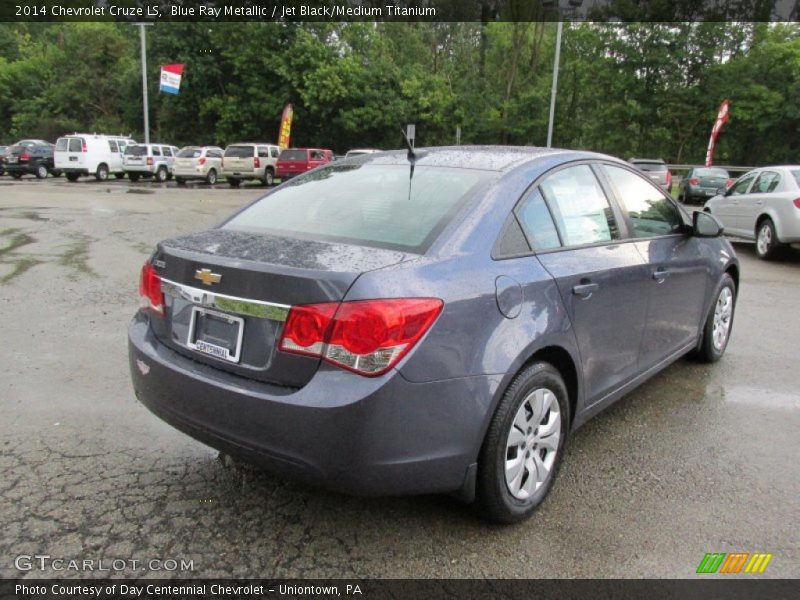 Blue Ray Metallic / Jet Black/Medium Titanium 2014 Chevrolet Cruze LS