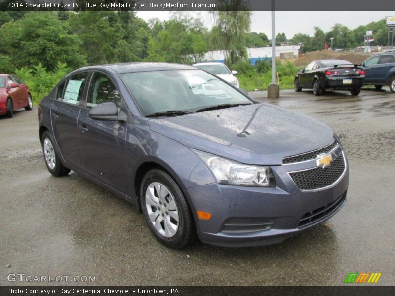 Blue Ray Metallic / Jet Black/Medium Titanium 2014 Chevrolet Cruze LS