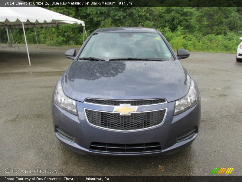 Blue Ray Metallic / Jet Black/Medium Titanium 2014 Chevrolet Cruze LS