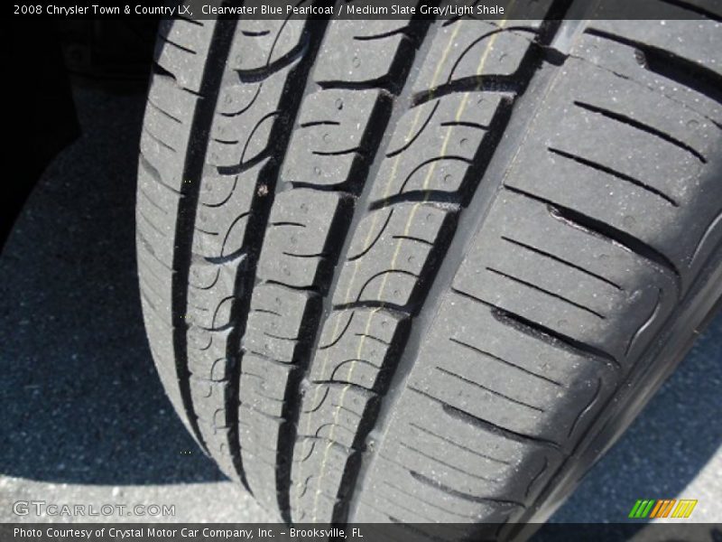 Clearwater Blue Pearlcoat / Medium Slate Gray/Light Shale 2008 Chrysler Town & Country LX