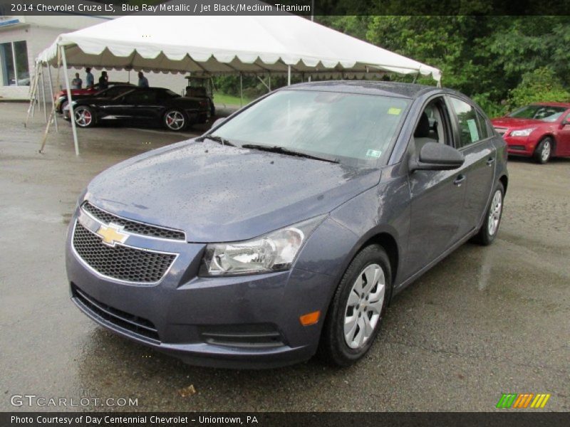 Blue Ray Metallic / Jet Black/Medium Titanium 2014 Chevrolet Cruze LS