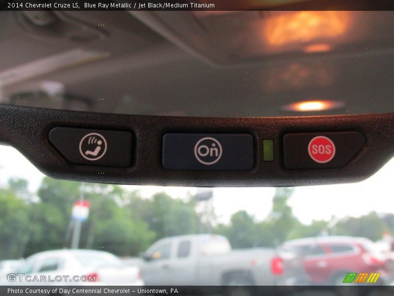 Blue Ray Metallic / Jet Black/Medium Titanium 2014 Chevrolet Cruze LS