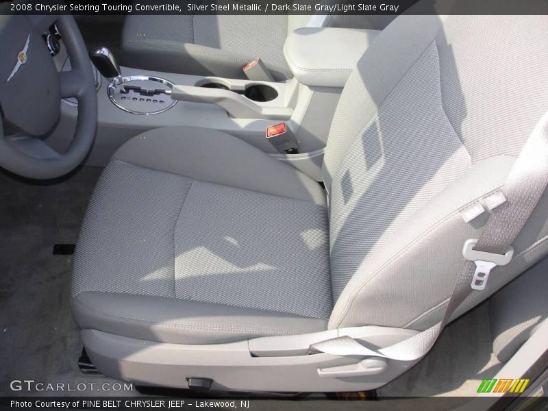 Silver Steel Metallic / Dark Slate Gray/Light Slate Gray 2008 Chrysler Sebring Touring Convertible