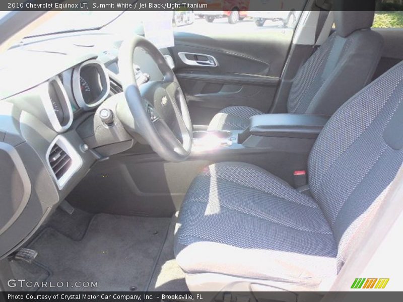 Summit White / Jet Black/Light Titanium 2010 Chevrolet Equinox LT