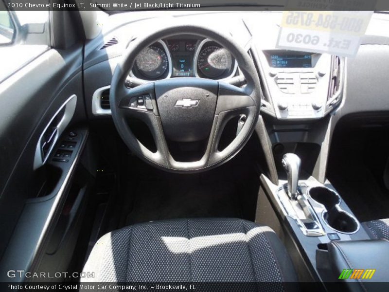 Summit White / Jet Black/Light Titanium 2010 Chevrolet Equinox LT