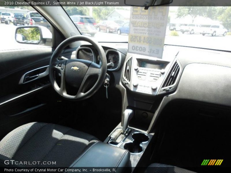 Summit White / Jet Black/Light Titanium 2010 Chevrolet Equinox LT