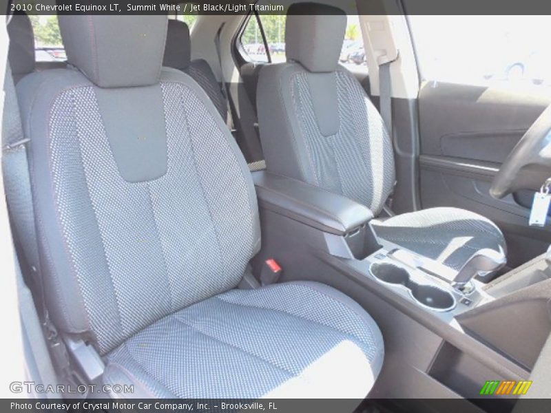 Summit White / Jet Black/Light Titanium 2010 Chevrolet Equinox LT
