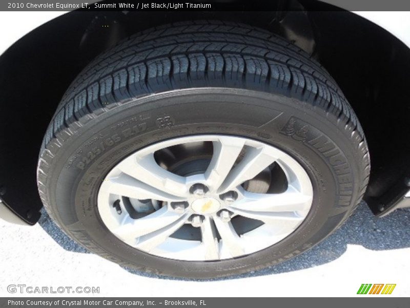 Summit White / Jet Black/Light Titanium 2010 Chevrolet Equinox LT