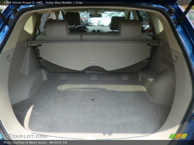 Indigo Blue Metallic / Gray 2008 Nissan Rogue SL AWD