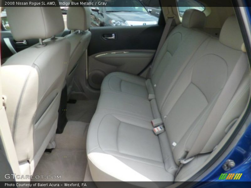 Indigo Blue Metallic / Gray 2008 Nissan Rogue SL AWD