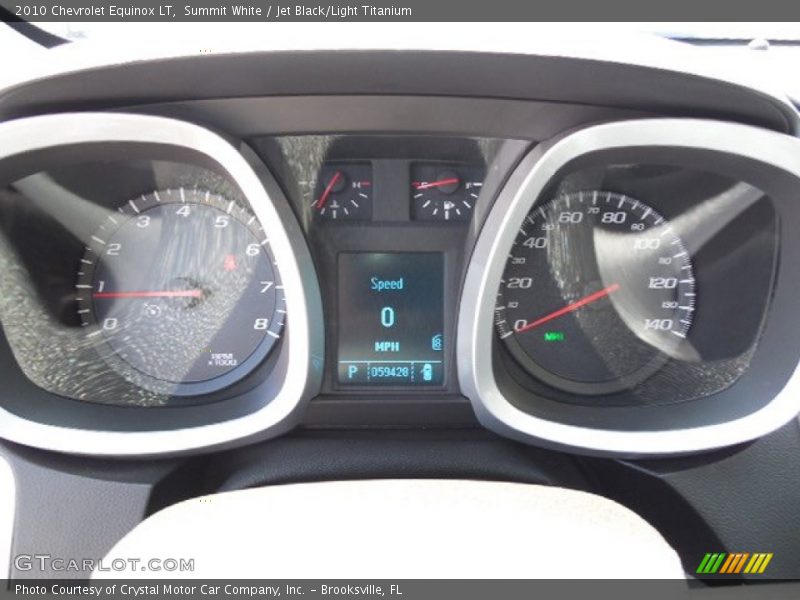 Summit White / Jet Black/Light Titanium 2010 Chevrolet Equinox LT