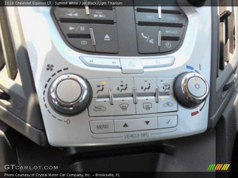 Summit White / Jet Black/Light Titanium 2010 Chevrolet Equinox LT