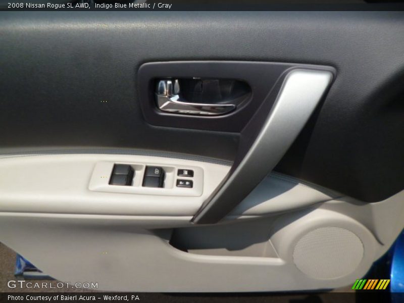 Indigo Blue Metallic / Gray 2008 Nissan Rogue SL AWD