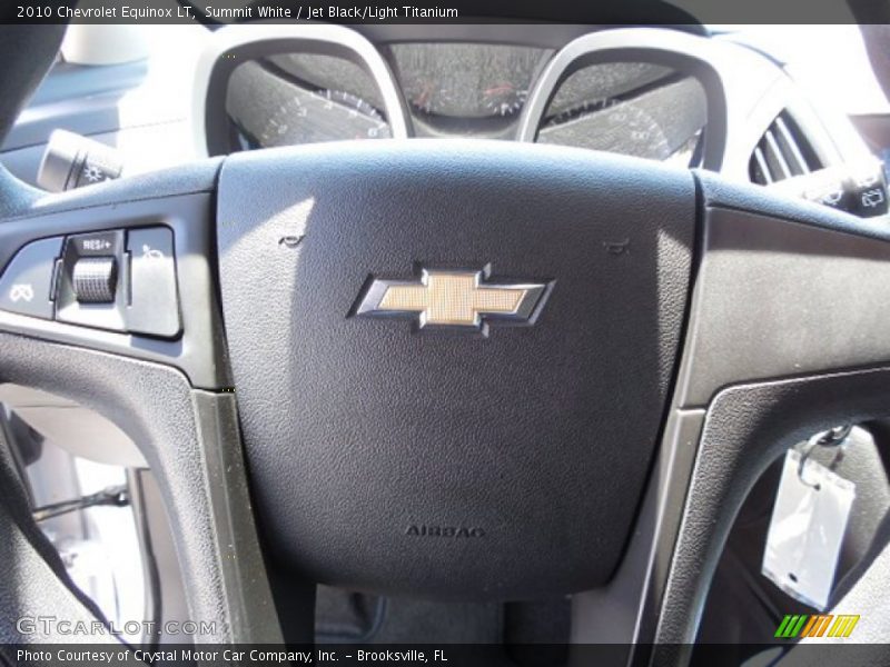 Summit White / Jet Black/Light Titanium 2010 Chevrolet Equinox LT
