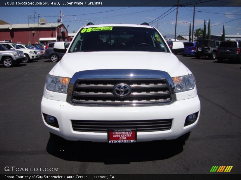 Super White / Graphite 2008 Toyota Sequoia SR5 4WD