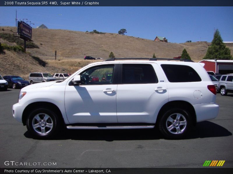 Super White / Graphite 2008 Toyota Sequoia SR5 4WD