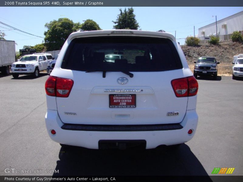 Super White / Graphite 2008 Toyota Sequoia SR5 4WD