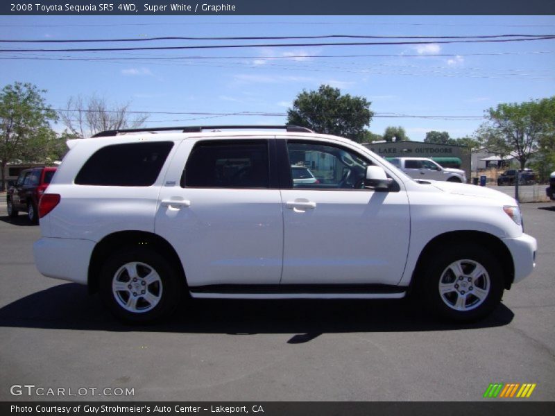 Super White / Graphite 2008 Toyota Sequoia SR5 4WD