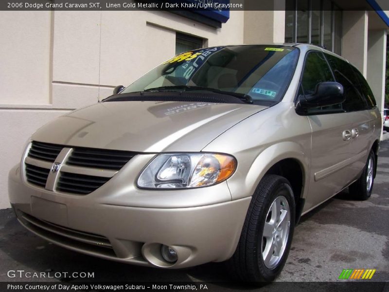 Linen Gold Metallic / Dark Khaki/Light Graystone 2006 Dodge Grand Caravan SXT