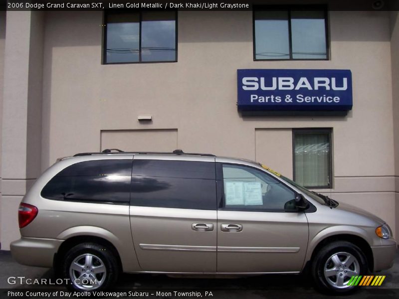 Linen Gold Metallic / Dark Khaki/Light Graystone 2006 Dodge Grand Caravan SXT