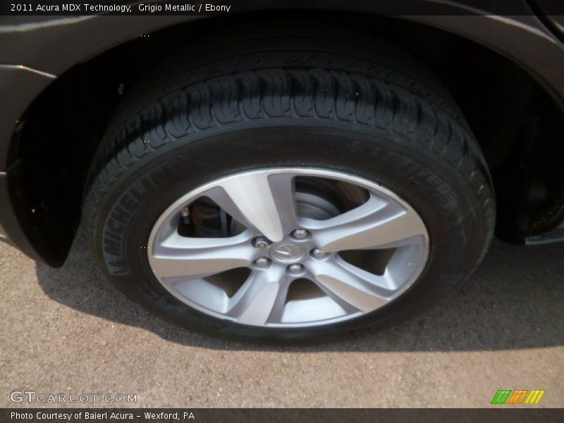 Grigio Metallic / Ebony 2011 Acura MDX Technology
