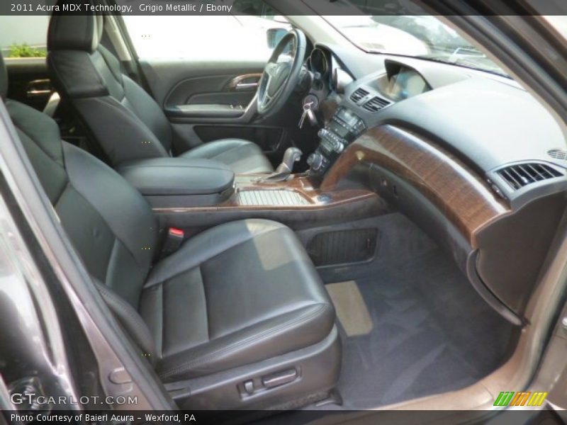 Grigio Metallic / Ebony 2011 Acura MDX Technology