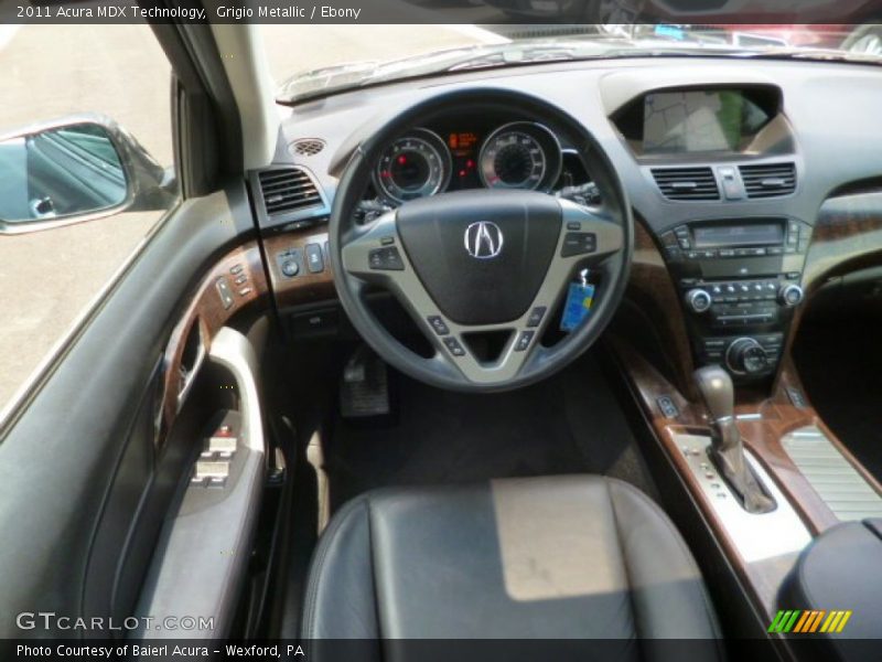 Grigio Metallic / Ebony 2011 Acura MDX Technology