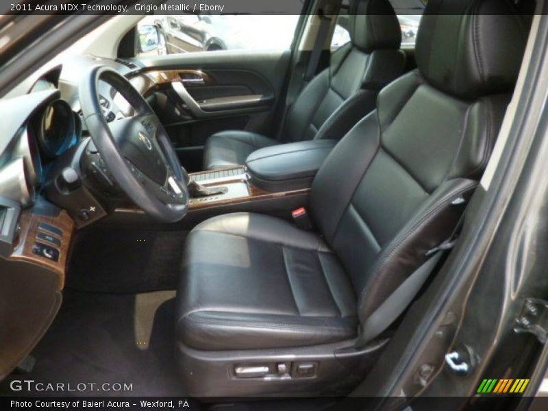 Grigio Metallic / Ebony 2011 Acura MDX Technology