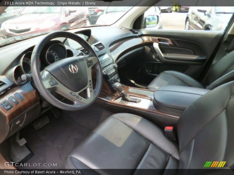 Grigio Metallic / Ebony 2011 Acura MDX Technology