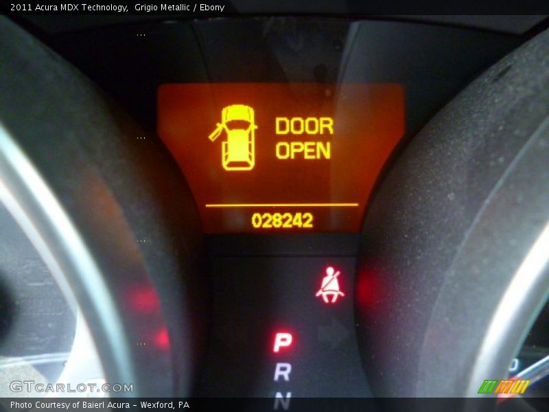 Grigio Metallic / Ebony 2011 Acura MDX Technology