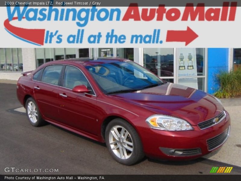 Red Jewel Tintcoat / Gray 2009 Chevrolet Impala LTZ
