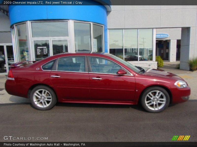 Red Jewel Tintcoat / Gray 2009 Chevrolet Impala LTZ