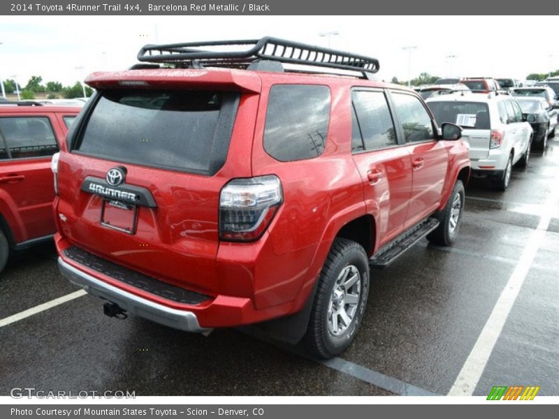 Barcelona Red Metallic / Black 2014 Toyota 4Runner Trail 4x4