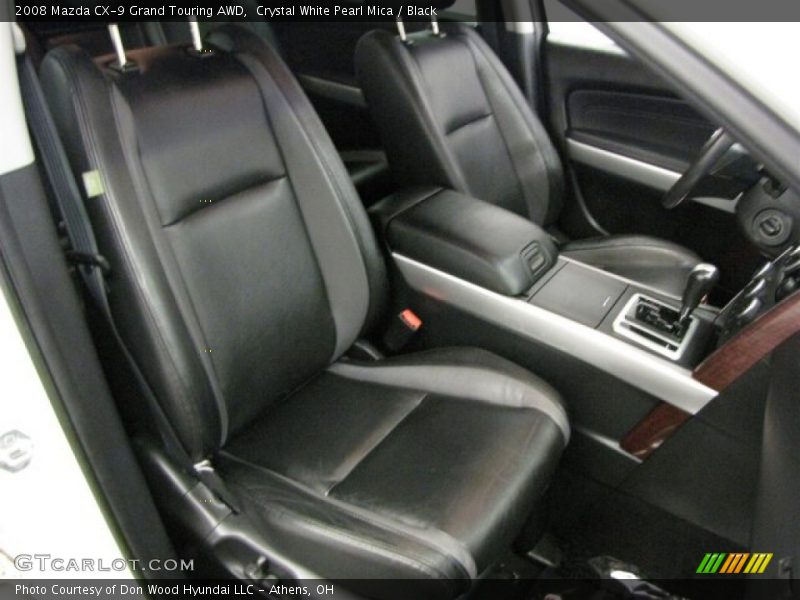 Crystal White Pearl Mica / Black 2008 Mazda CX-9 Grand Touring AWD