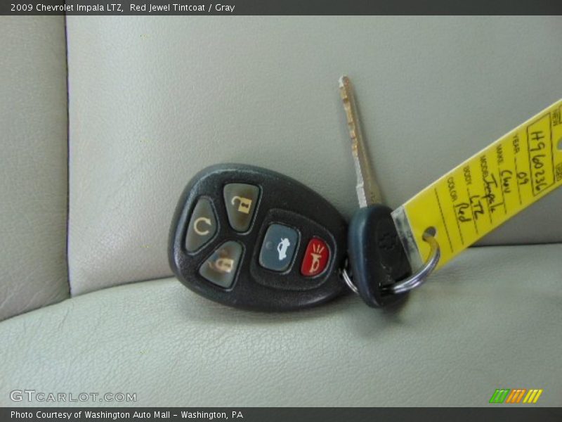Red Jewel Tintcoat / Gray 2009 Chevrolet Impala LTZ