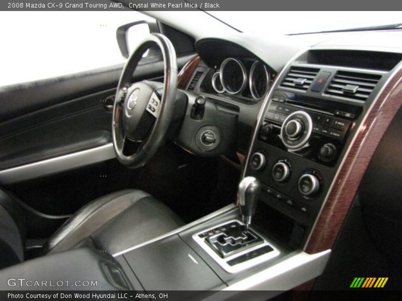 Crystal White Pearl Mica / Black 2008 Mazda CX-9 Grand Touring AWD