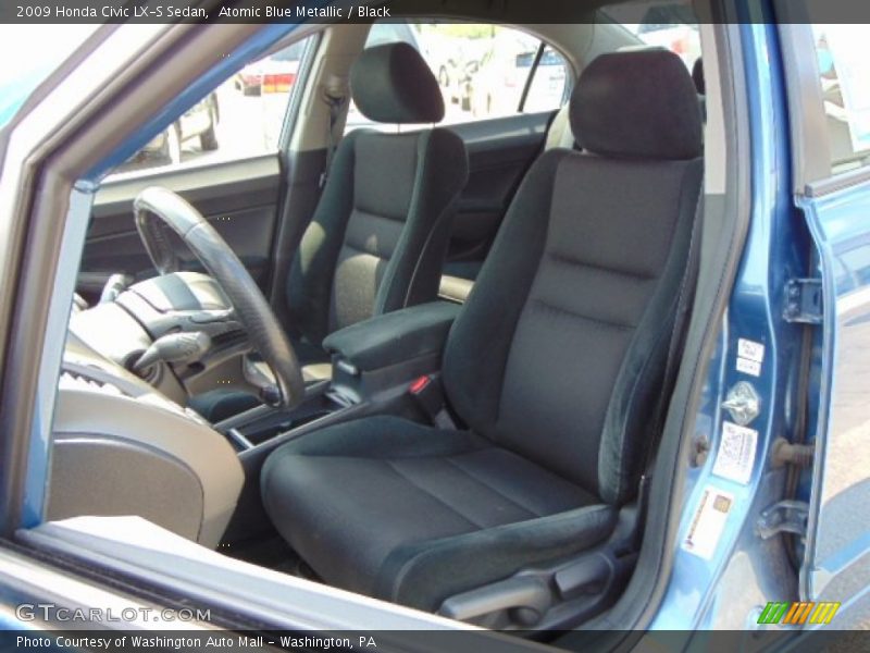 Atomic Blue Metallic / Black 2009 Honda Civic LX-S Sedan