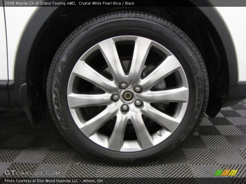Crystal White Pearl Mica / Black 2008 Mazda CX-9 Grand Touring AWD