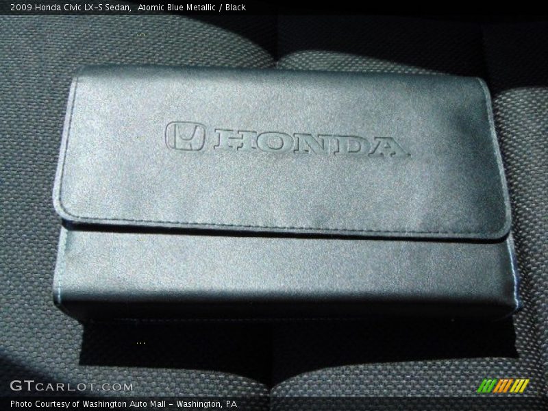 Atomic Blue Metallic / Black 2009 Honda Civic LX-S Sedan