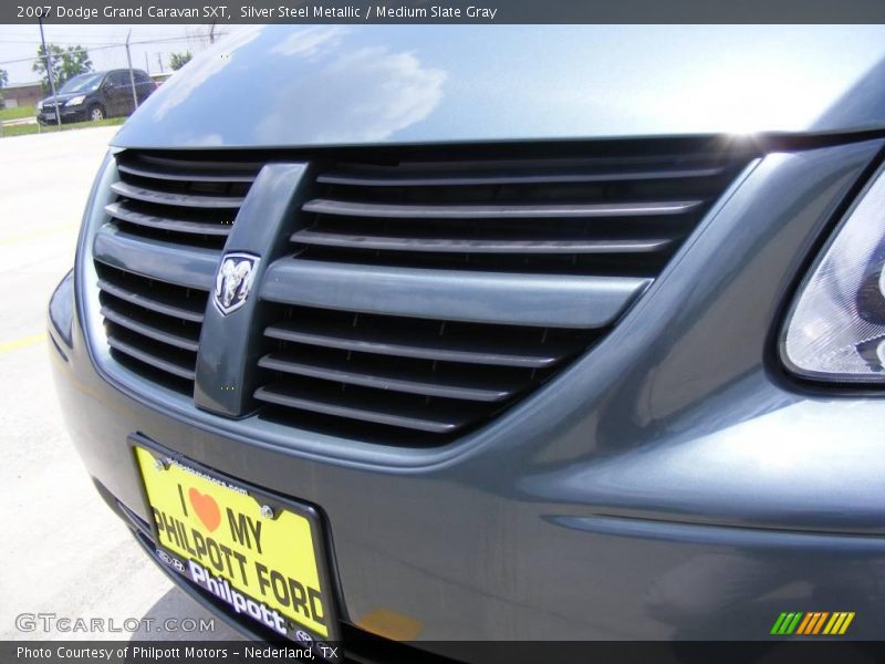 Silver Steel Metallic / Medium Slate Gray 2007 Dodge Grand Caravan SXT