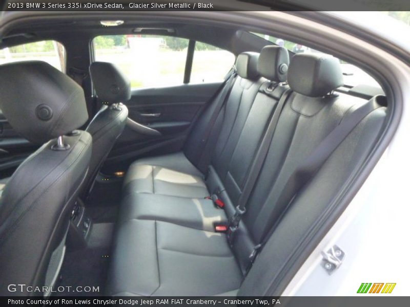 Glacier Silver Metallic / Black 2013 BMW 3 Series 335i xDrive Sedan