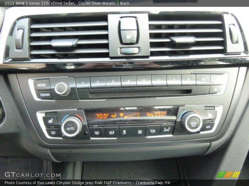 Glacier Silver Metallic / Black 2013 BMW 3 Series 335i xDrive Sedan