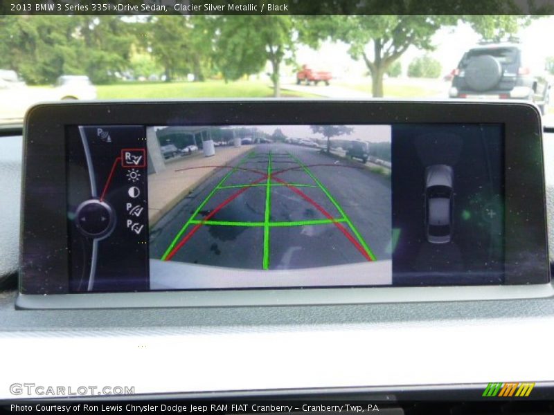 Glacier Silver Metallic / Black 2013 BMW 3 Series 335i xDrive Sedan